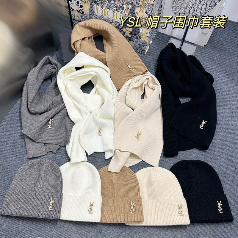 YSL scarf hat 2PCS 1029